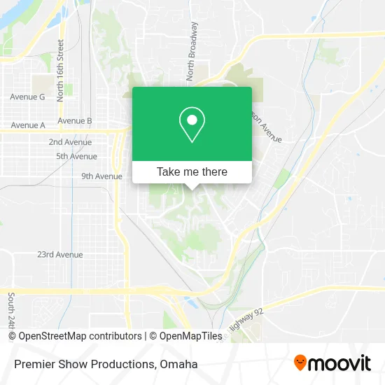 Premier Show Productions map