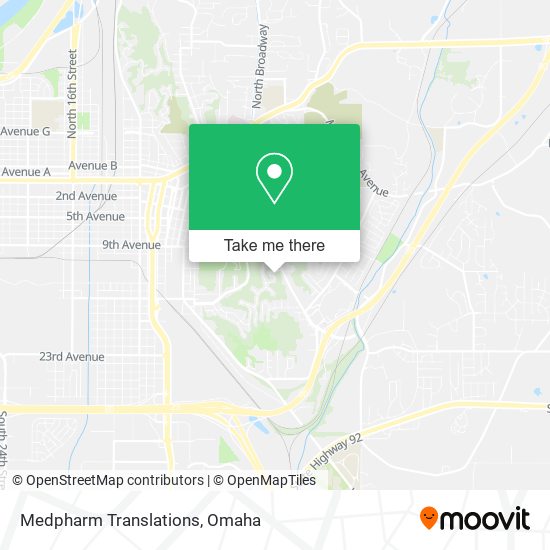 Medpharm Translations map