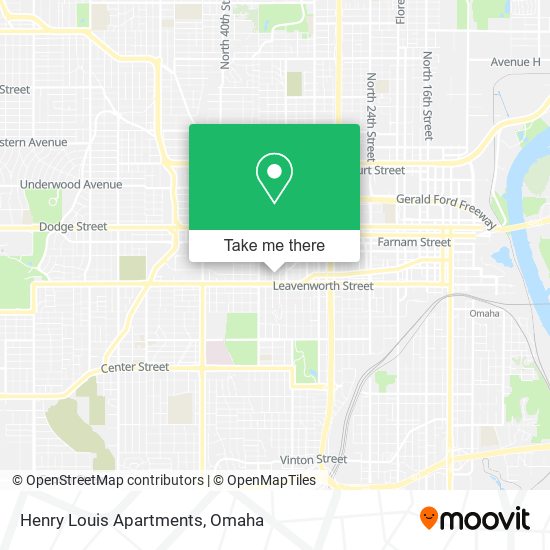 Henry Louis Apartments map