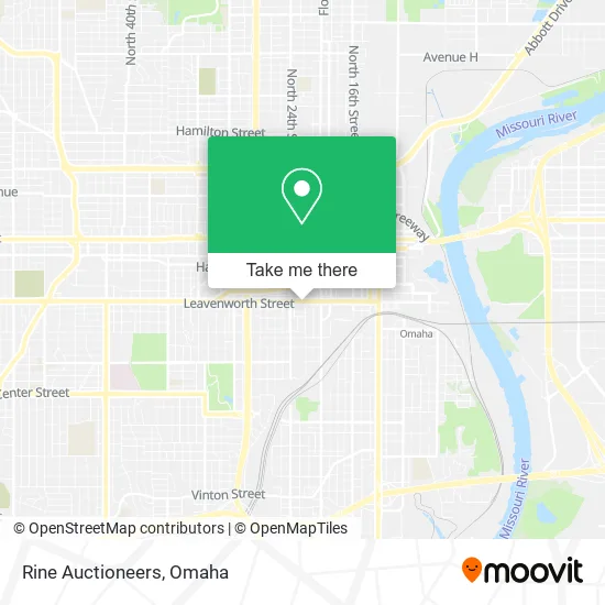 Rine Auctioneers map