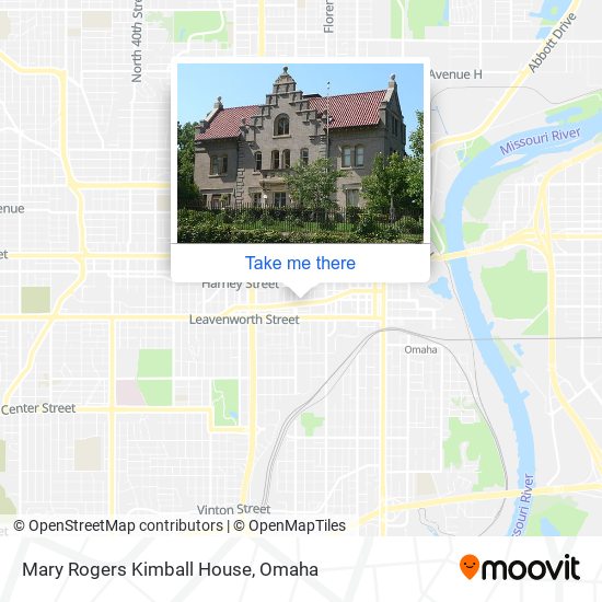 Mary Rogers Kimball House map