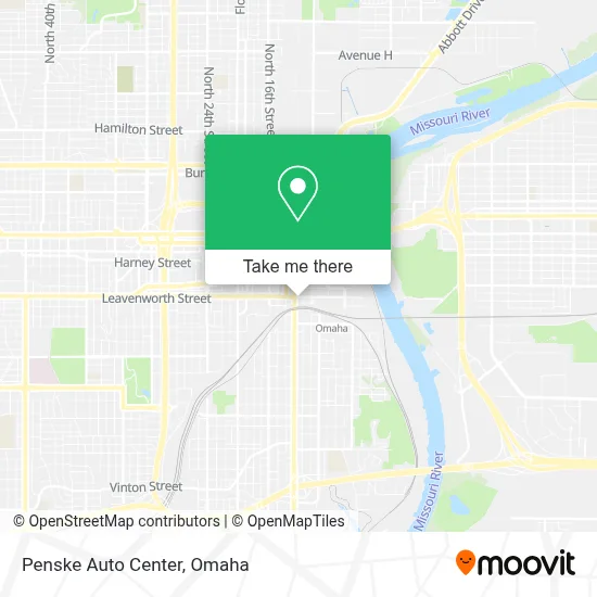 Penske Auto Center map