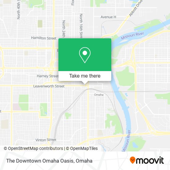 Mapa de The Downtown Omaha Oasis