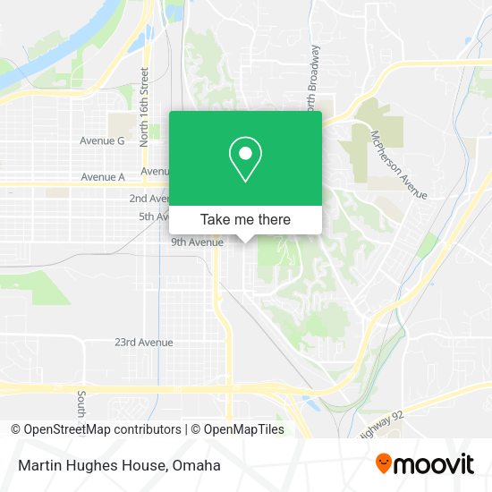 Mapa de Martin Hughes House