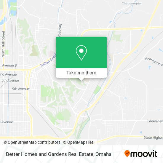 Mapa de Better Homes and Gardens Real Estate