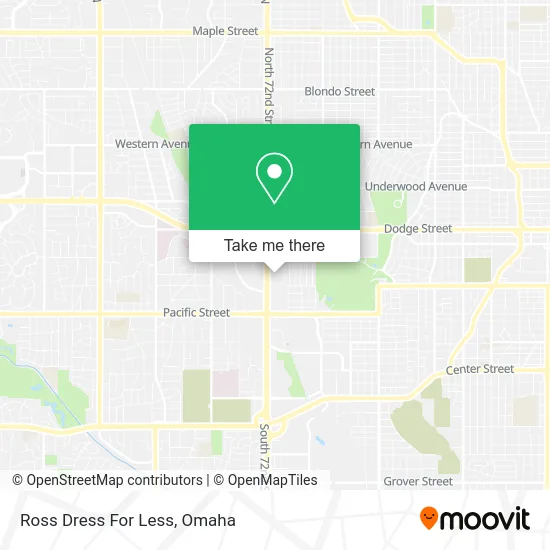 Ross Dress For Less map