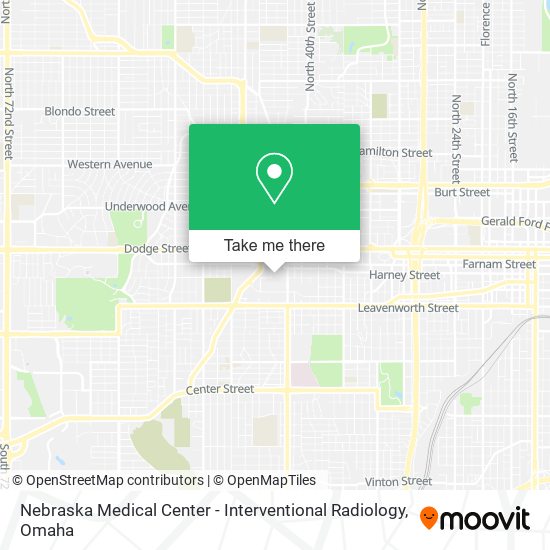 Nebraska Medical Center - Interventional Radiology map