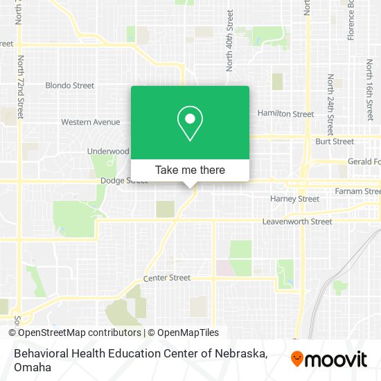 Behavioral Health Education Center of Nebraska map