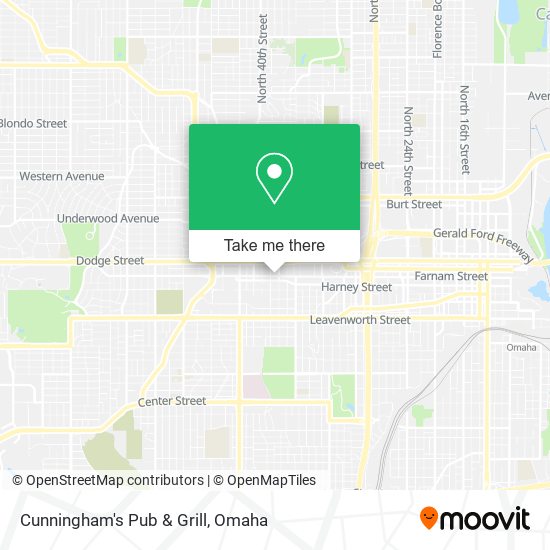 Cunningham's Pub & Grill map