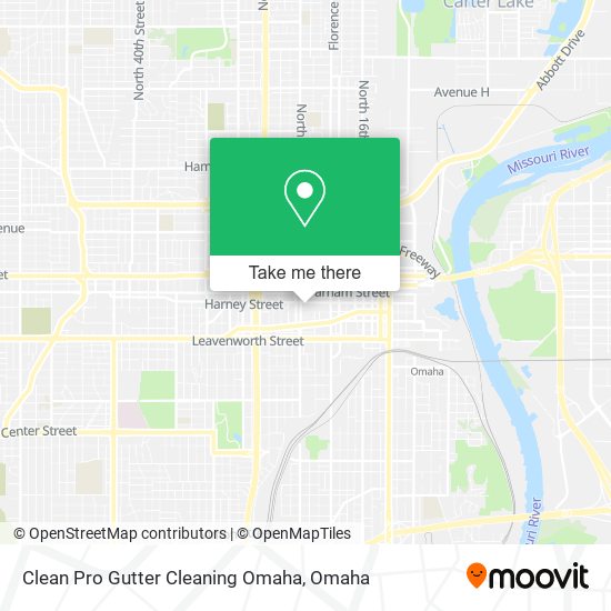 Mapa de Clean Pro Gutter Cleaning Omaha
