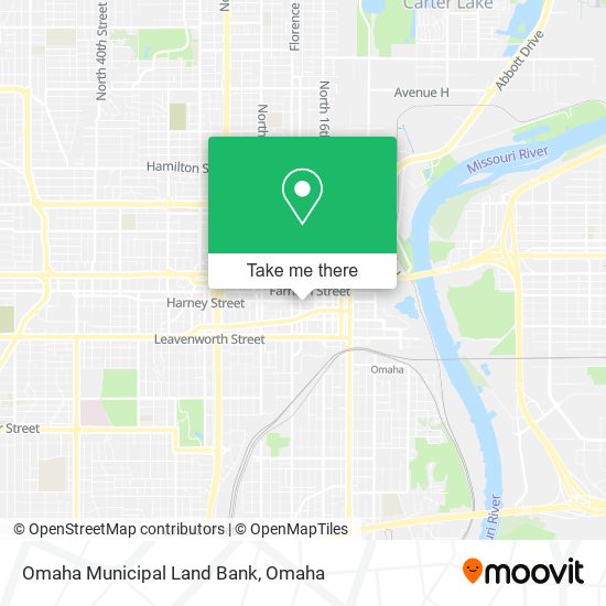 Omaha Municipal Land Bank map