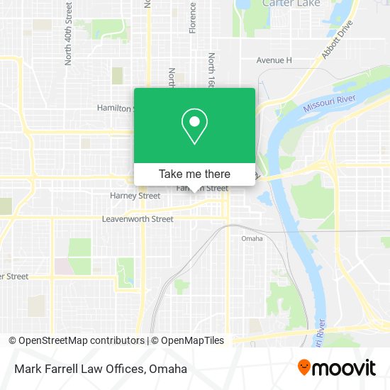 Mark Farrell Law Offices map