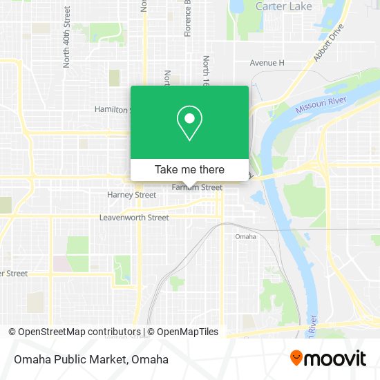 Omaha Public Market map