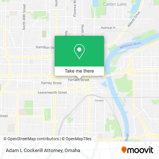 Adam L Cockerill Attorney map