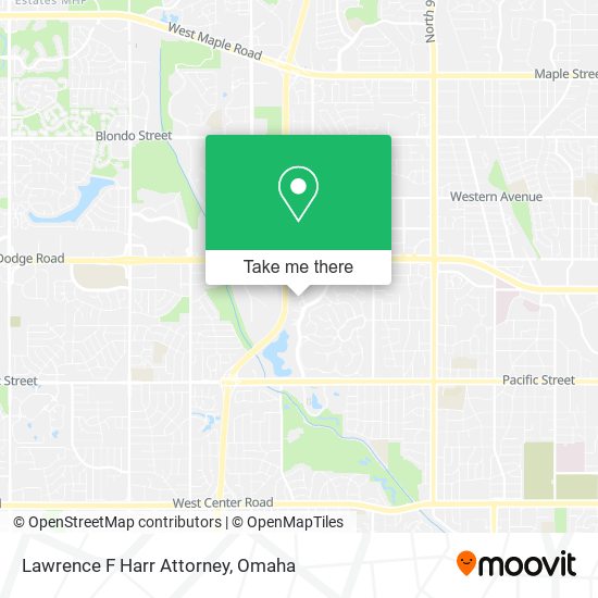 Lawrence F Harr Attorney map