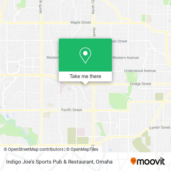 Mapa de Indigo Joe's Sports Pub & Restaurant