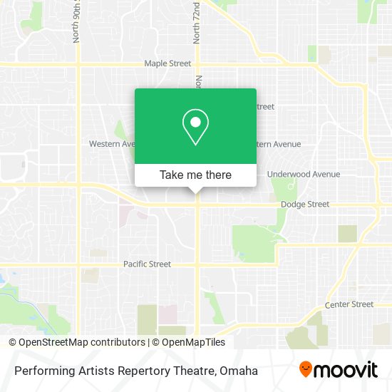 Mapa de Performing Artists Repertory Theatre