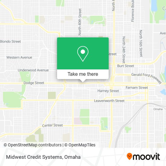 Mapa de Midwest Credit Systems