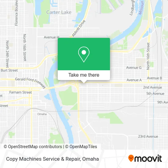 Copy Machines Service & Repair map
