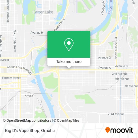 Big D's Vape Shop map