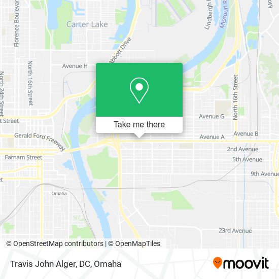 Mapa de Travis John Alger, DC