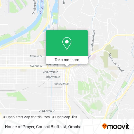 House of Prayer, Council Bluffs IA map