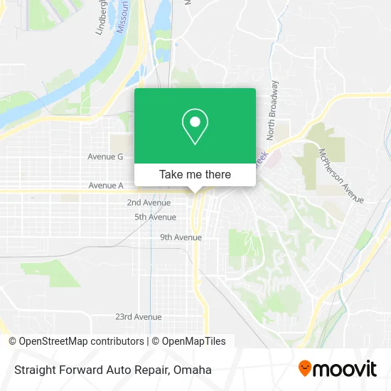 Straight Forward Auto Repair map