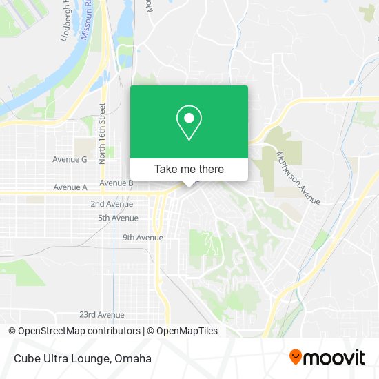 Mapa de Cube Ultra Lounge