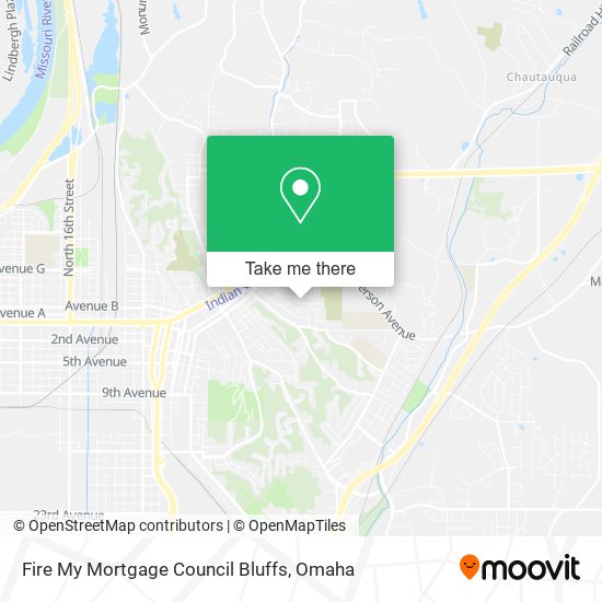 Mapa de Fire My Mortgage Council Bluffs