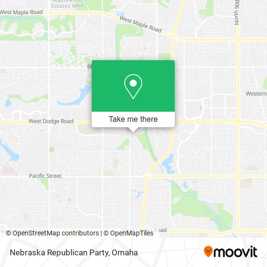 Mapa de Nebraska Republican Party