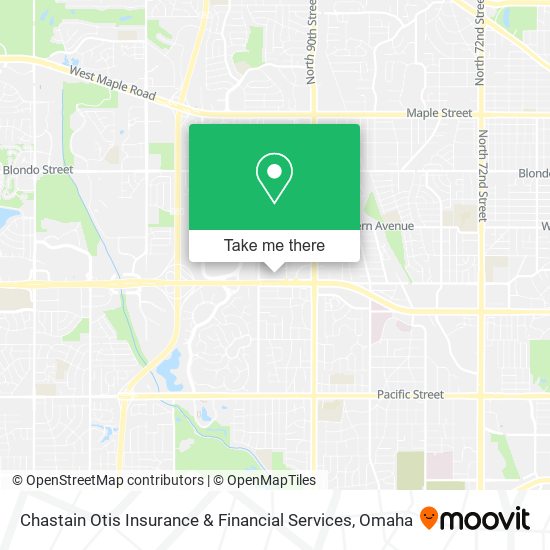 Chastain Otis Insurance & Financial Services map
