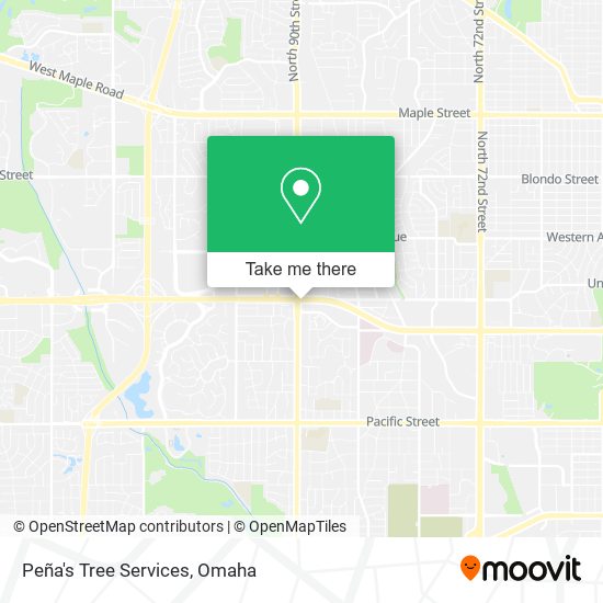 Peña's Tree Services map