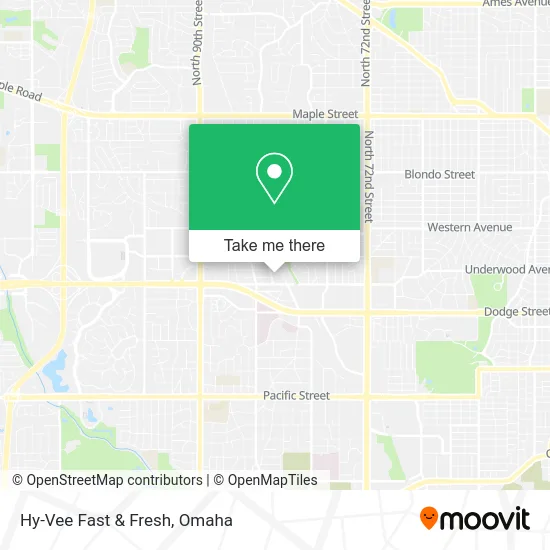 Hy-Vee Fast & Fresh map