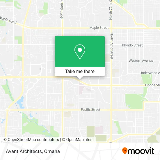 Avant Architects map