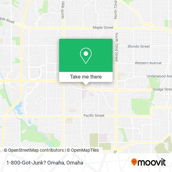 Mapa de 1-800-Got-Junk? Omaha