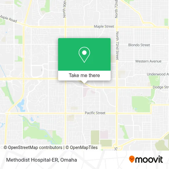 Methodist Hospital-ER map