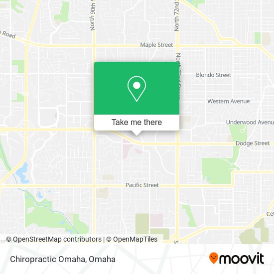 Chiropractic Omaha map