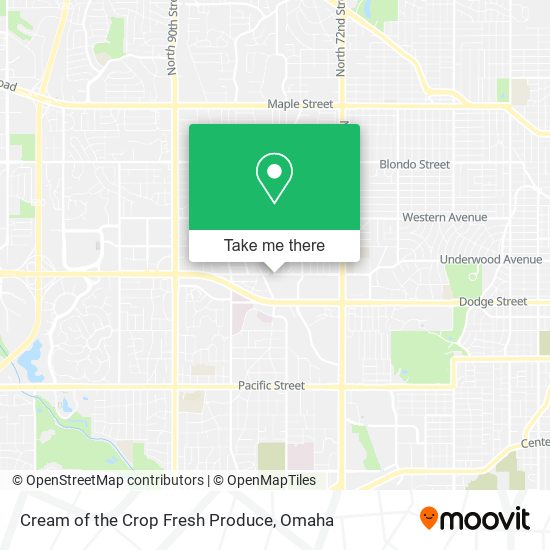 Cream of the Crop Fresh Produce map