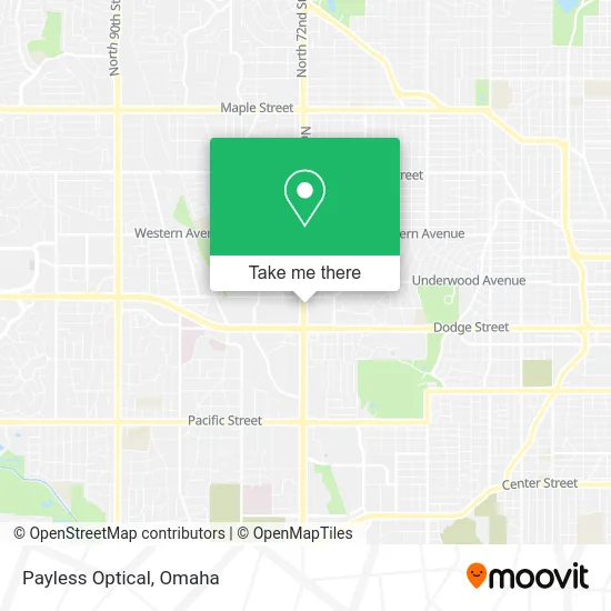 Payless Optical map