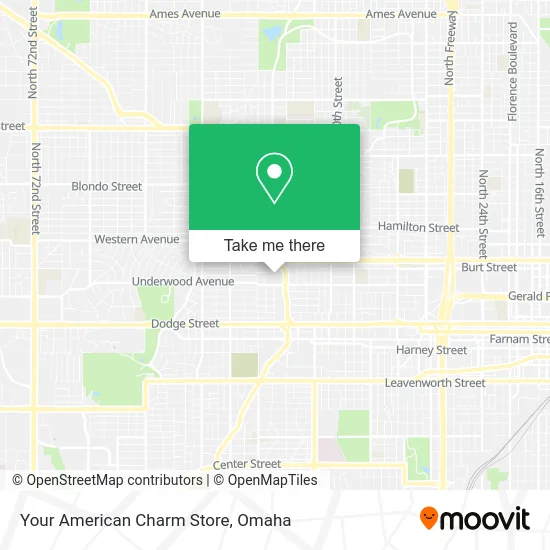 Your American Charm Store map