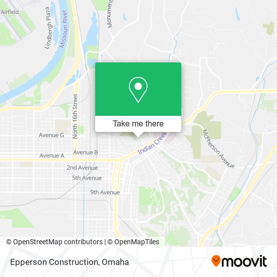Mapa de Epperson Construction