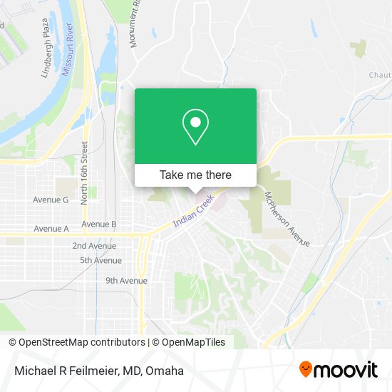 Michael R Feilmeier, MD map