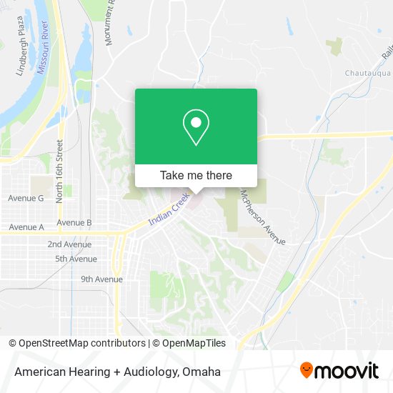 American Hearing + Audiology map