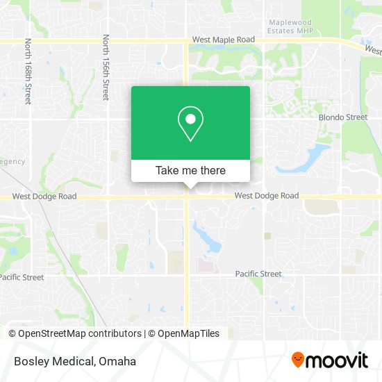 Bosley Medical map