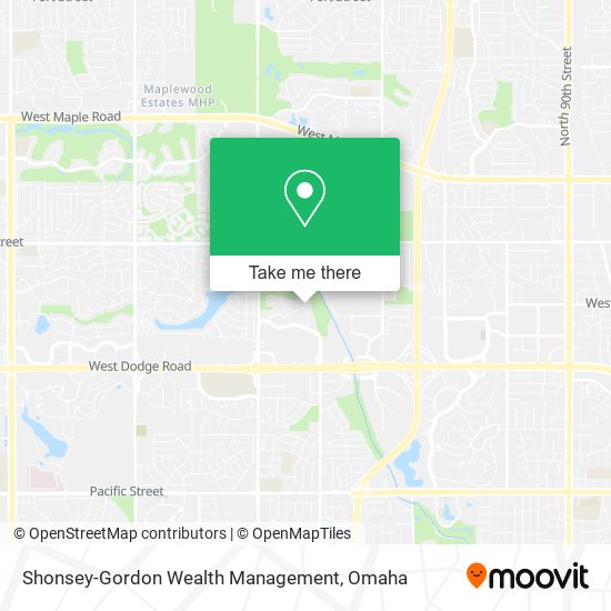 Shonsey-Gordon Wealth Management map