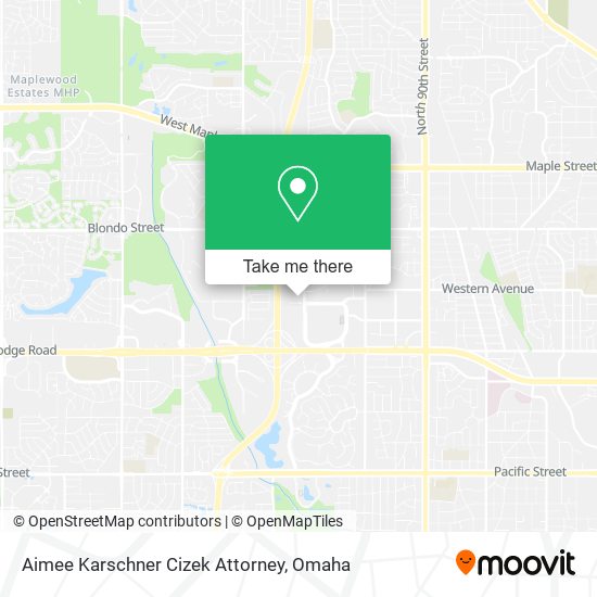 Aimee Karschner Cizek Attorney map