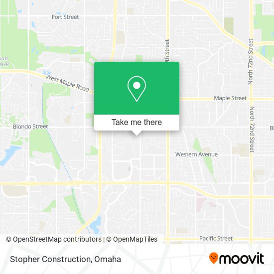 Stopher Construction map