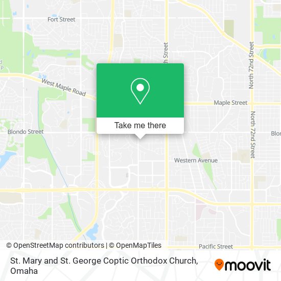 St. Mary and St. George Coptic Orthodox Church map