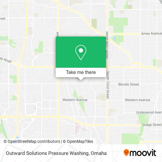 Outward Solutions Pressure Washing map