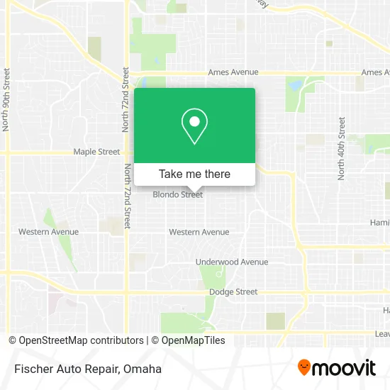 Fischer Auto Repair map